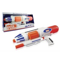 15" High Pressure Water Gun Power Pump Blaster Summer Beach Toys (White) (Gift Idea)   